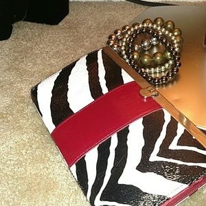Zebra print wallet